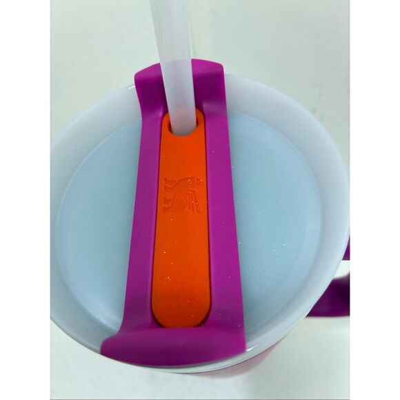 STANLEY NWT With Box The Flow State Quencher Tumbler 40 oz in Bright Pink and Or - Picture 4 of 8